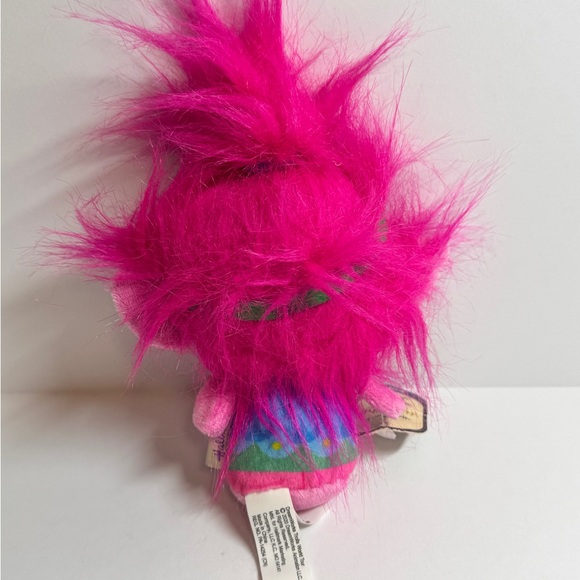 Hallmark Itty Bittys Trolls Plush - Vibrant Pink and Blue - Picture 2 of 2